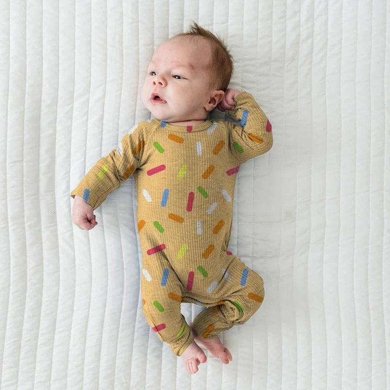 HOT SALE Zipper bamboo spandex breathable baby boy clothes 9-12 months 1-3 years girls summer clothes for infant and toddler