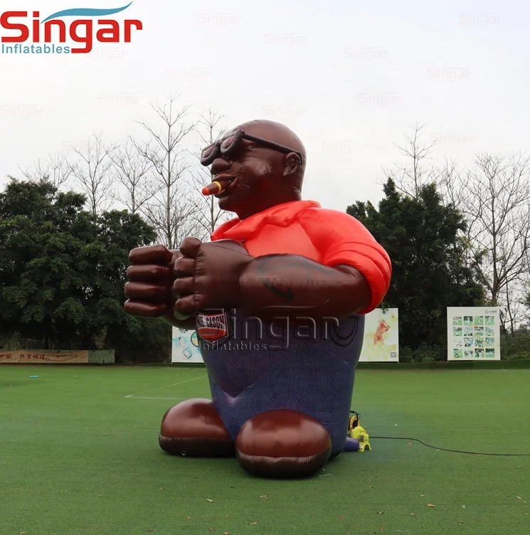 5m Tall Custom inflatable characters balloon model display giant inflatable custom people man advertising