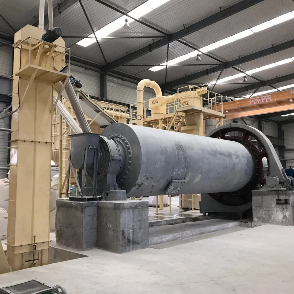 mineral processing Ball mill with air classifier for 200-600 mesh quartz powder making