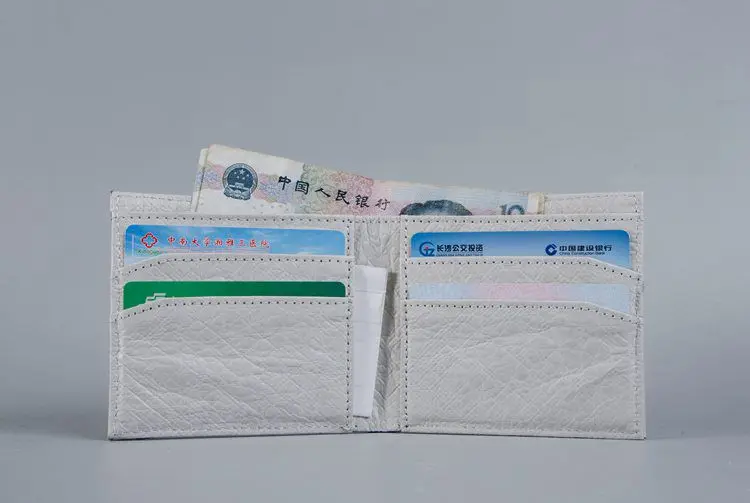 New Fashion Kraft Paper Short Wallet Horizontal Multicard ID Certificate Bag