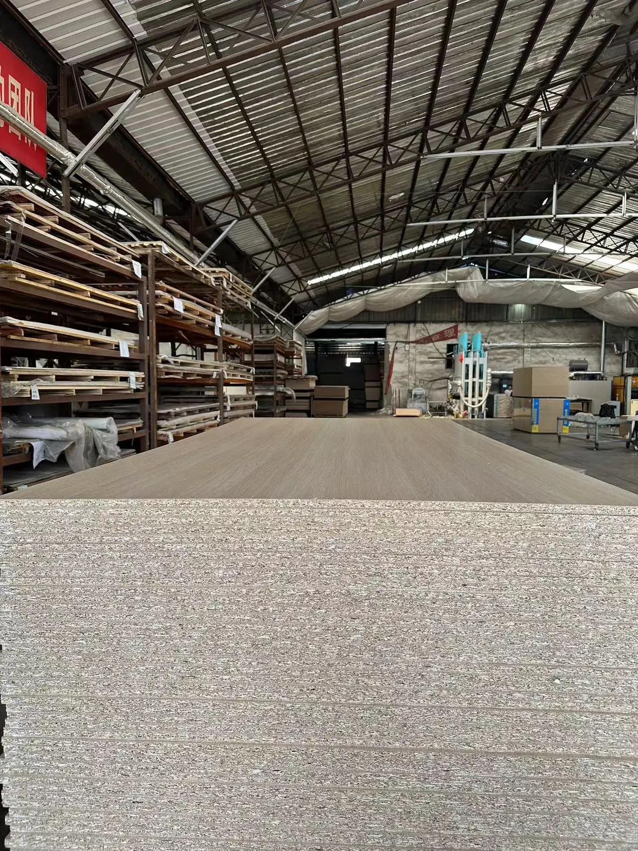 Wholesale White Chipboard 15mm 18mm 366x183 for Wall Panel Door Furniture Ceiling Laminated Board OSB White Melamine Chipboard