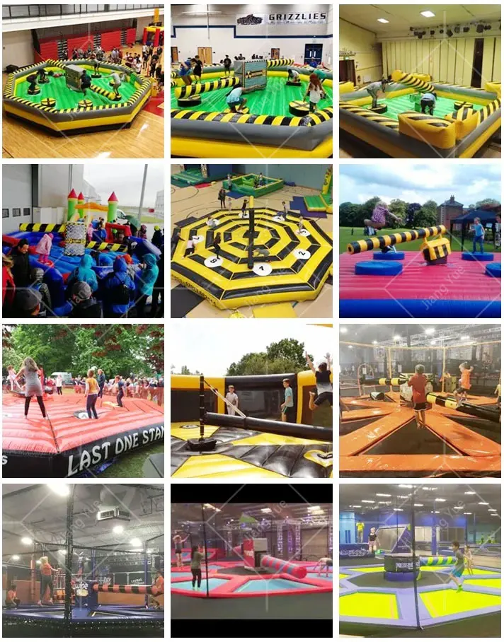 Hot Inflatable Wipeout Obstacle Course For Sale , Inflatable Meltdown Game Machine Sale