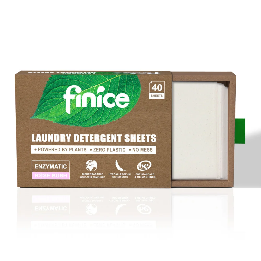 Finice Detergent Sheets Laundry Detergent Sheets Laundry paper Detergent strips