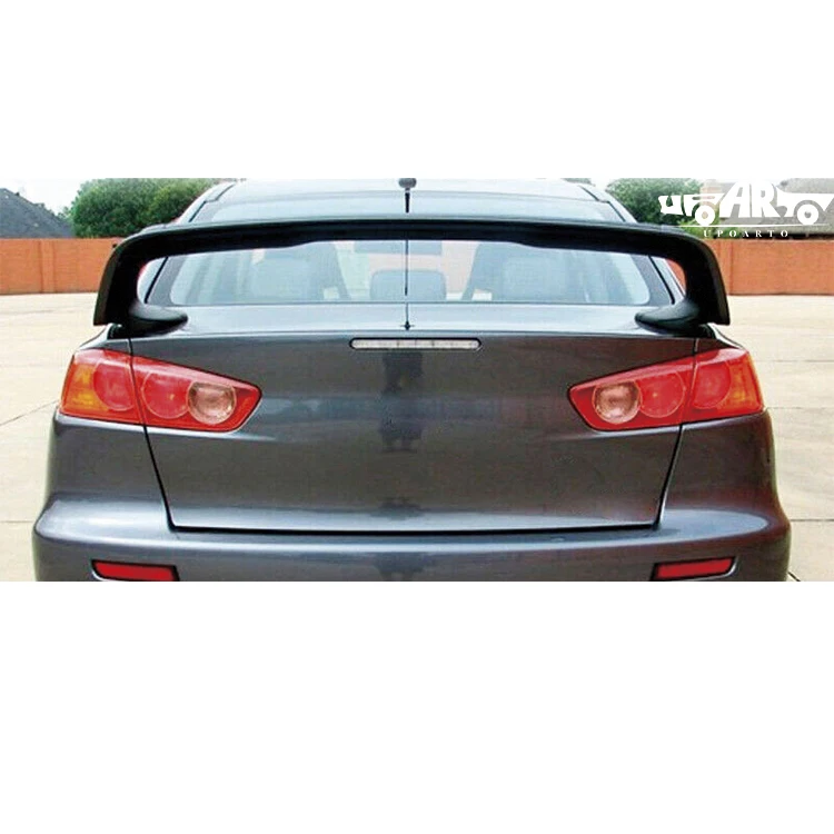 Factory Design Produce Auto Accessories ABS Plastic Carbon Fiber Modified Wide Large Rear Trunk Spoiler For Mitsubishi Lancer EX