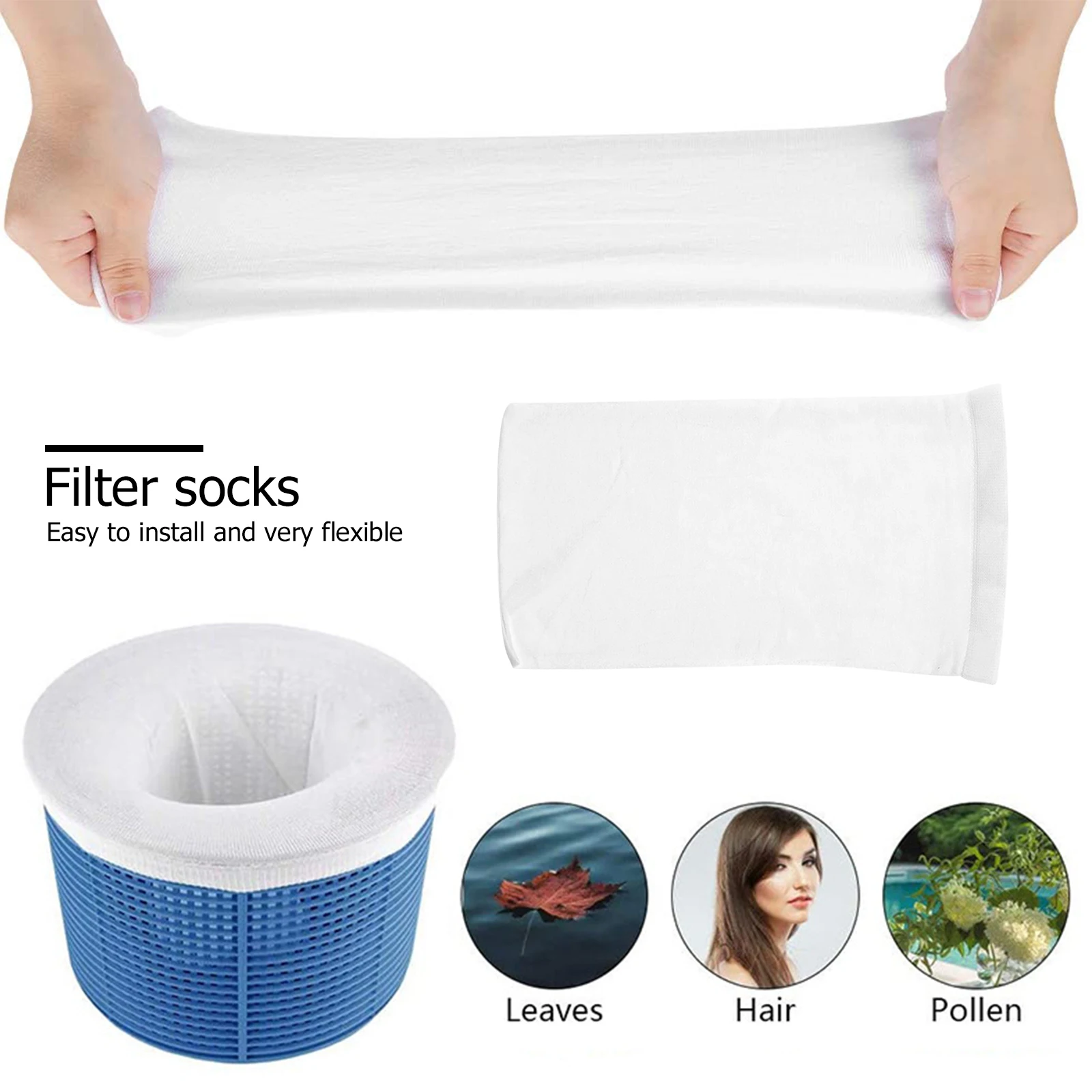 Wholesale Swimming Pool Skimmer Socks Filters Baskets Skimmers Cleans Rectangle Swimming Socks For Pools