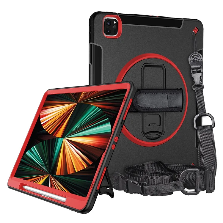 Shock proof detachable silicone protective case ipad pro 12.9 inch for ipad air 4 10.9 kids case