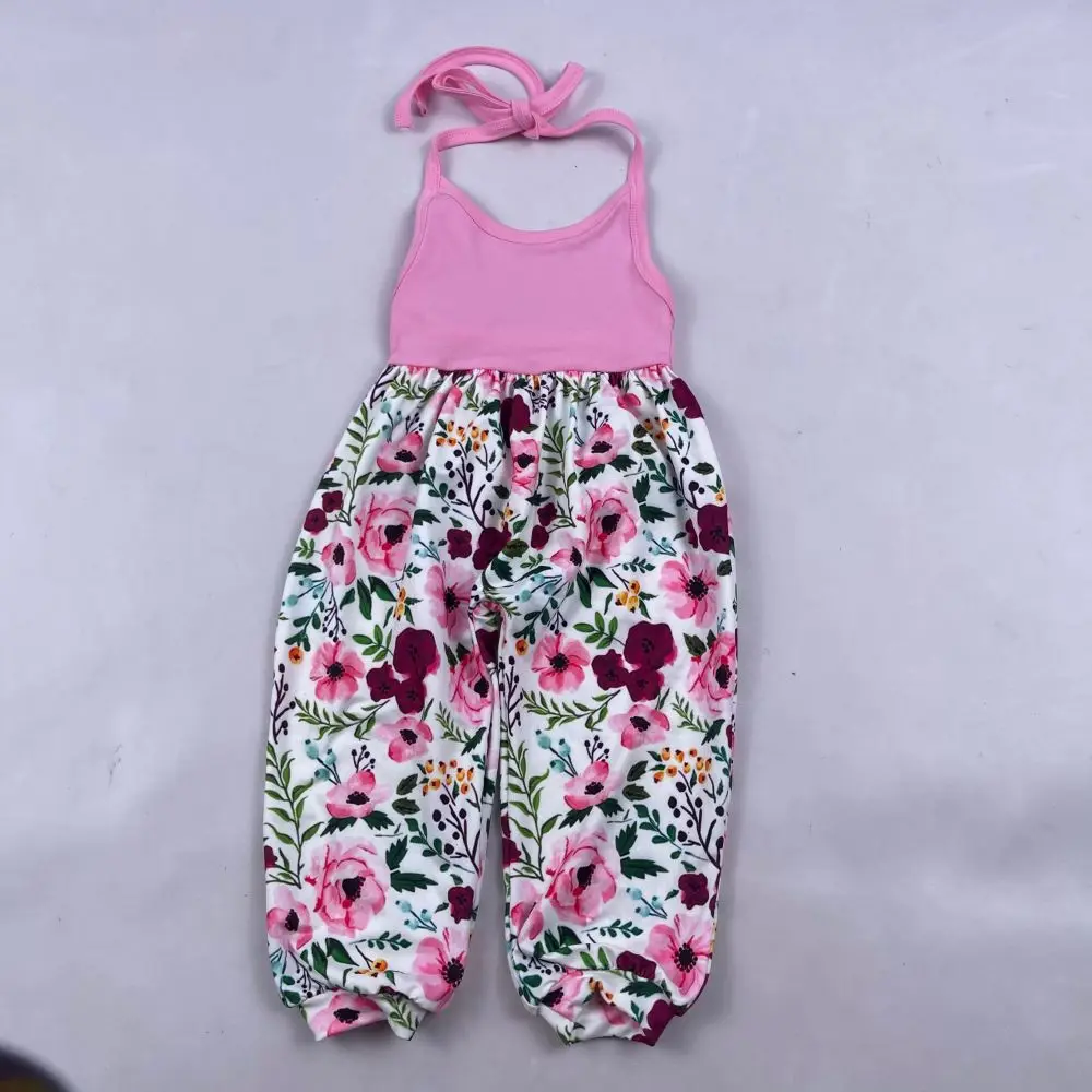 Spring New Handsome 3-24 Months baby Denim clothes Romper Baby clothing girls boys giraffe short sleeve jumpsuit baby