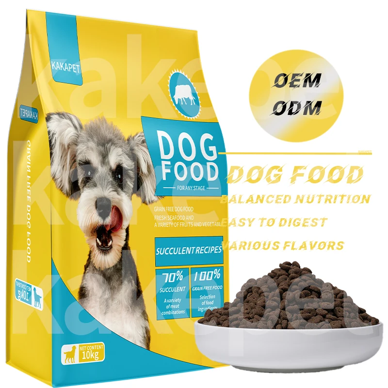 Прямая Продажа с фабрики в Китае частная этикетка объем 25 кг натуральный органический сухой корм для собак говяжьим вкусом