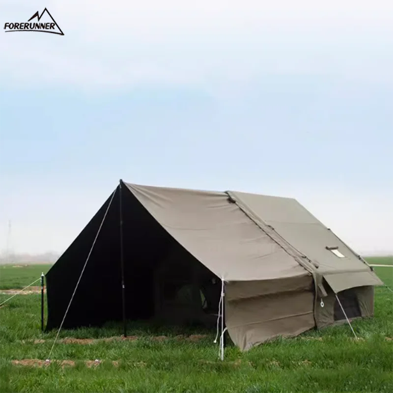 Outdoor Waterproof Four Seasons Inflatable Air Tent with Quadrangle Tarp for Camping and Hiking by Oxford