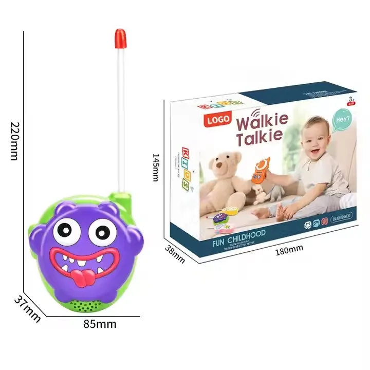 Little Monster Walkie Talkie 500 Meter Large Range Handheld Wireless Electric Interphone Outdoor Indoor Educational Toy For Kids