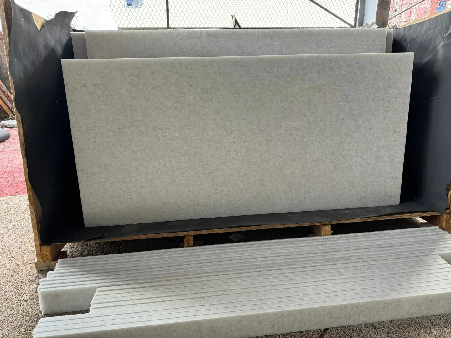 Vietnam Crystal White Marble Pure White Nature Stone Fine Flower Cut to Size Marble Slab Wholesaler Factory Directly Price