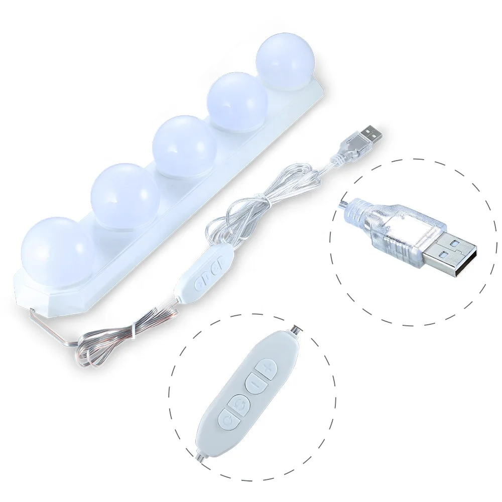 LED Makeup Light Bulb Dimming bathroom Light LED Bulbs DIY Hollywood Cheaper CCT Decorated Lamp
