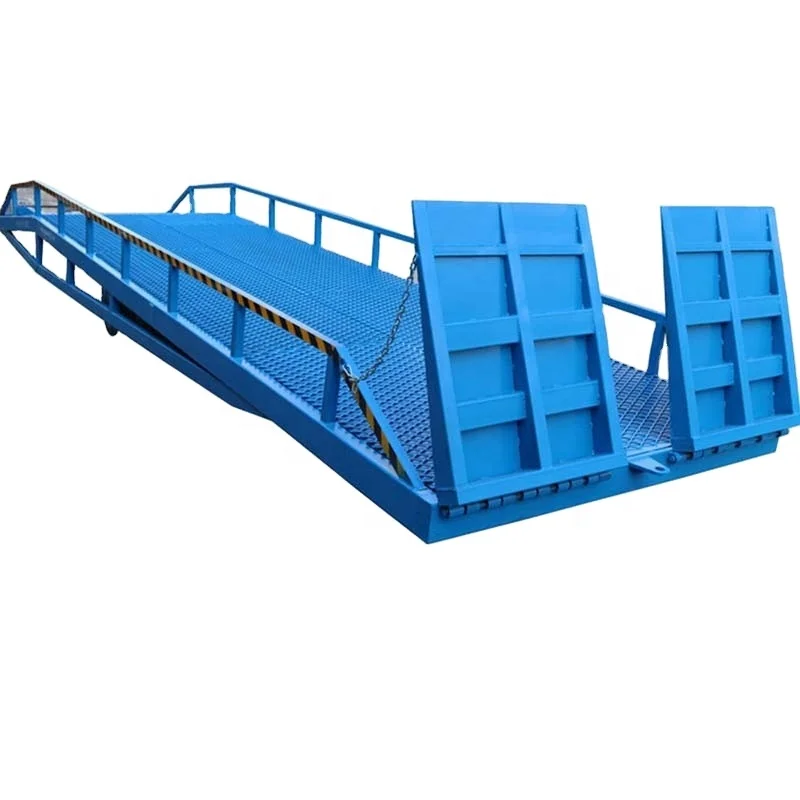 15T board dock leveler hydraulic container leveler container ramp for forklift