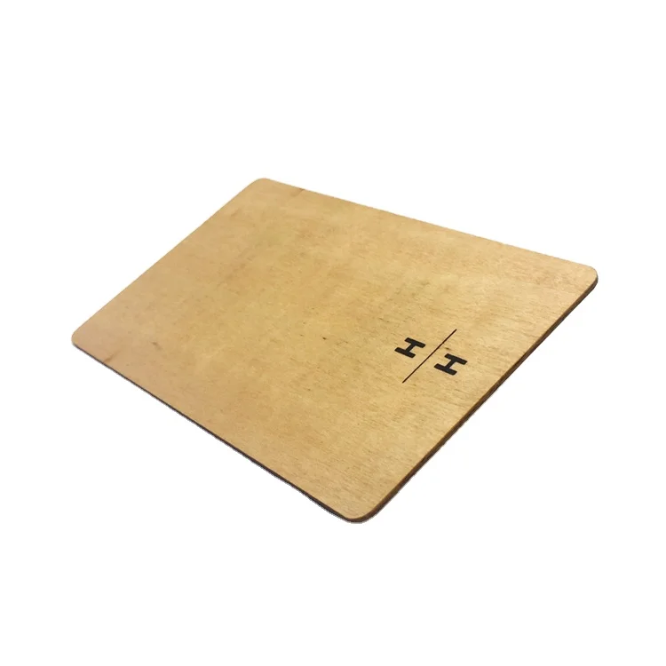 Wood RFID key card