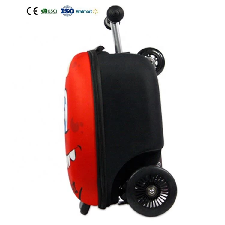 Skateboard Riding Suitcase Children Scooter Suitcase for kids Travel Spinner Carry on wheeled Luggage bag Rolling Truck for kids