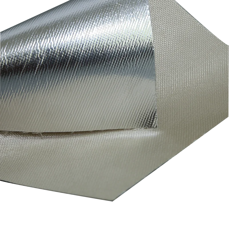 aluminized fabric silica fabric with aluminum foil aluminum foil woven fabric