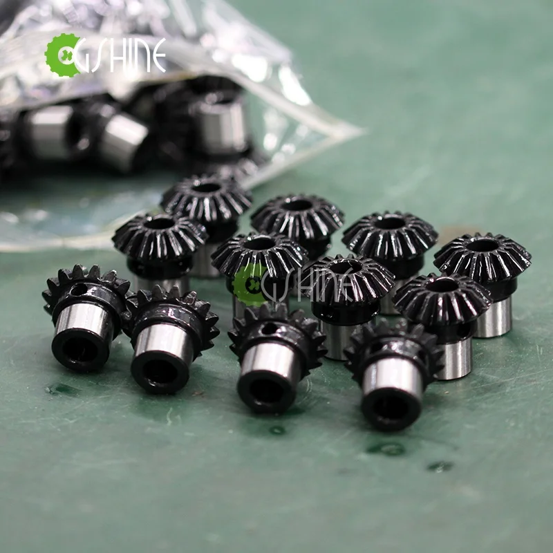 Classic design aluminium metal mini 45 degree straight sprial 18x18 spur bevel gear price