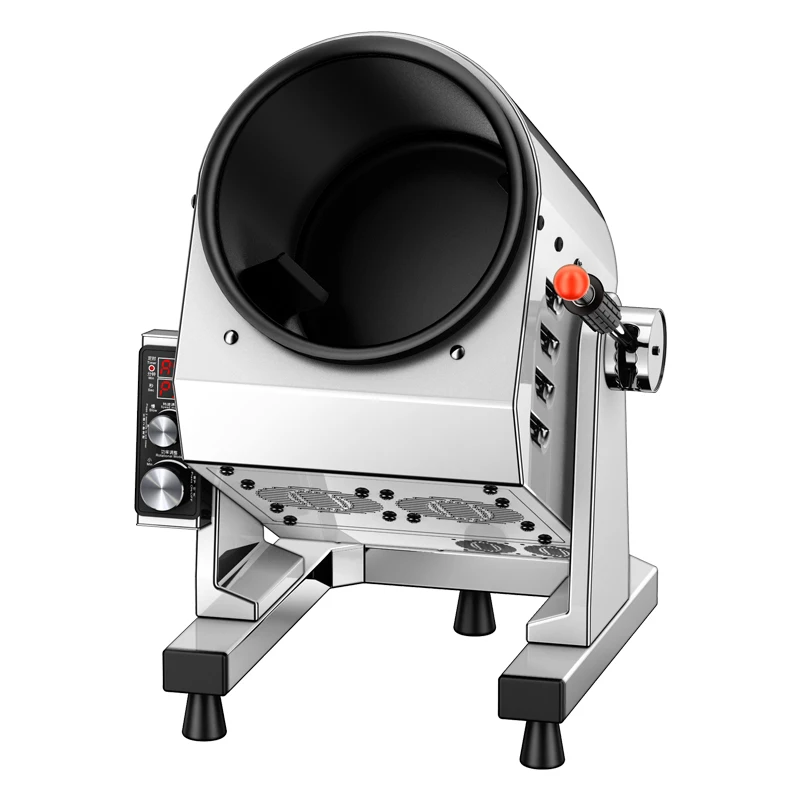 Electric stir fry 3.5l 6l stir cooker pot no non-stick automatic cooking machine home  self-automatic wok machine unit factory