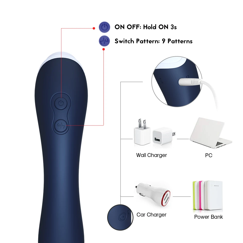 
Chinese factory price clitoris licking vibrator clicker toy 