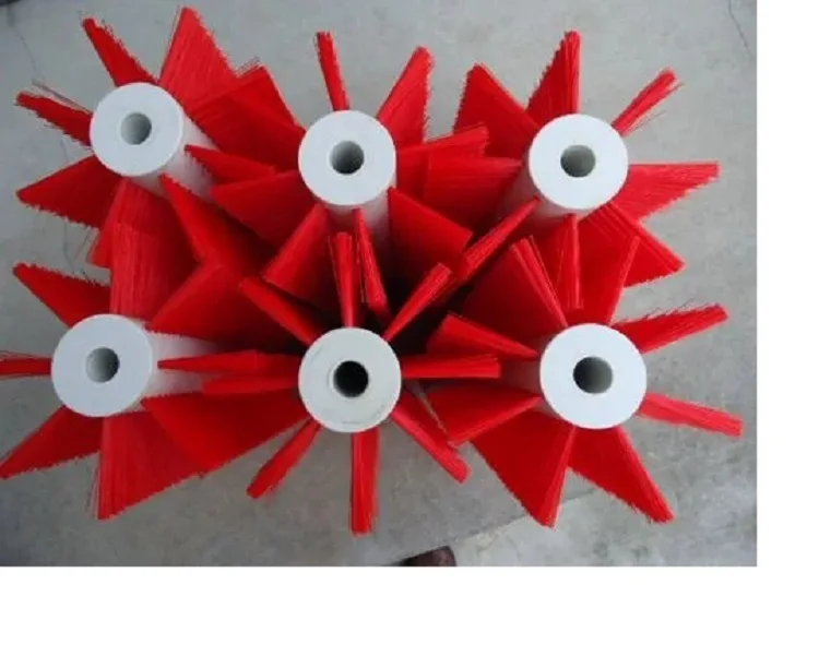 industrial cleaning brush straight tufted row red nylon polypropylene bristle (1600578702682)