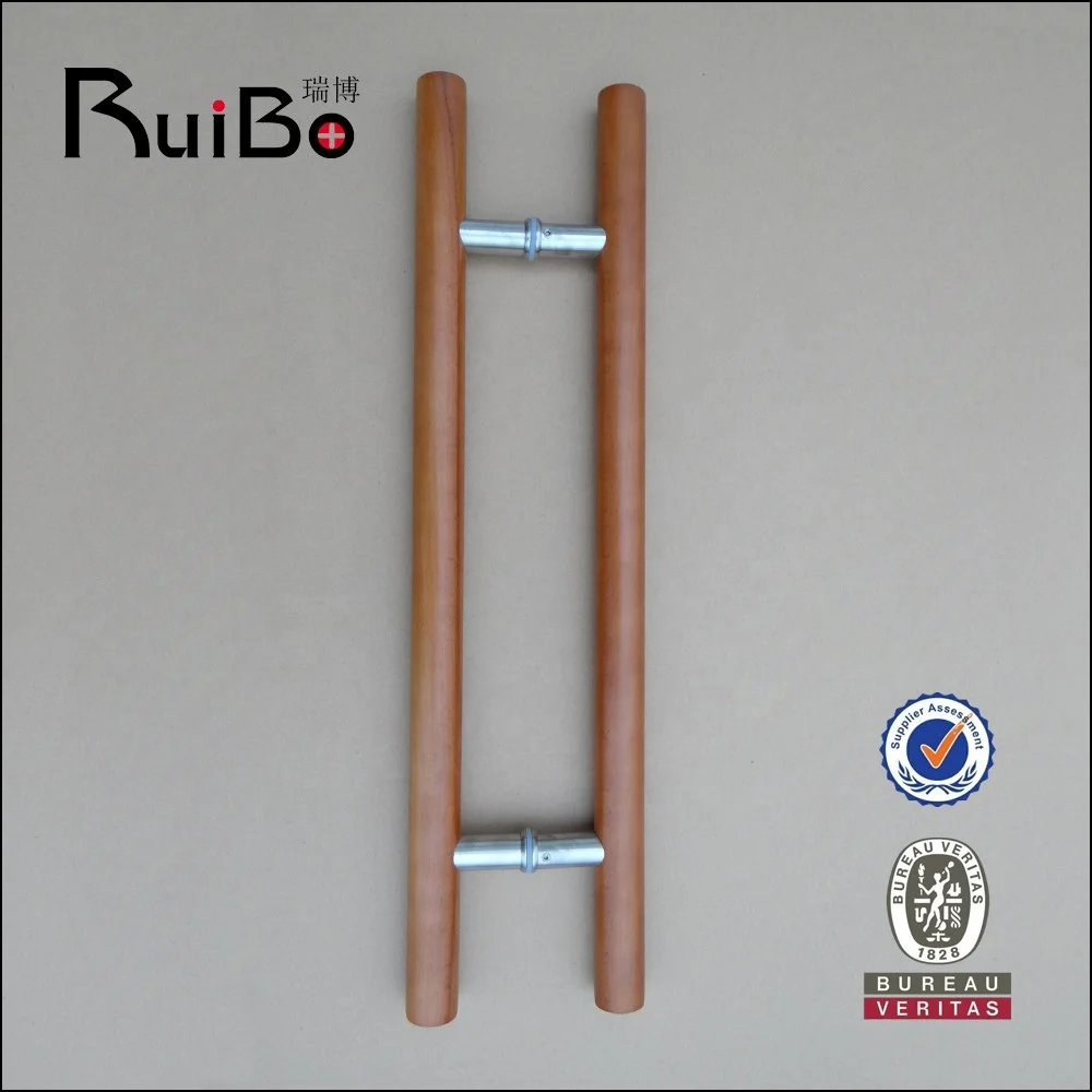 RB-3001W H shape wooden door handle manufacturer
