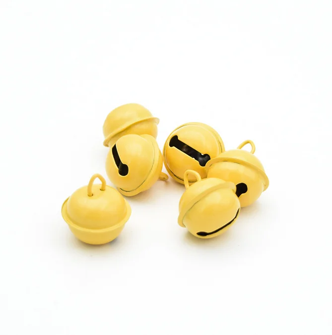 13MM 25MM 30MM Red Yellow Blue Green Small Hanging Metal Jingle Bells For Crafts Decoration