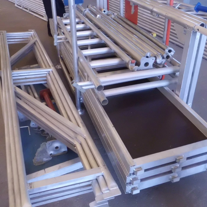 EN12811 Standard Hatch Type Aluminium Access Plank with Trapdoor for Construction Disc lock modular Scaffolding