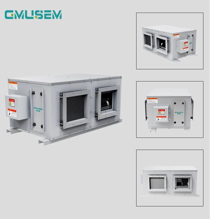 JMS-HRA4000D   Central Ceiling Type Bidirectional Flow Fresh Air Ventilation Energy Cost Saving HVAC System