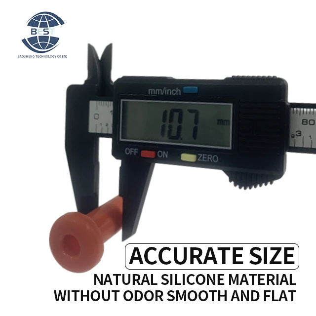 Factory hot sale 10.7mm can be customized caliber high elasticity anti-corrosion wear hollow silicone flange sheath