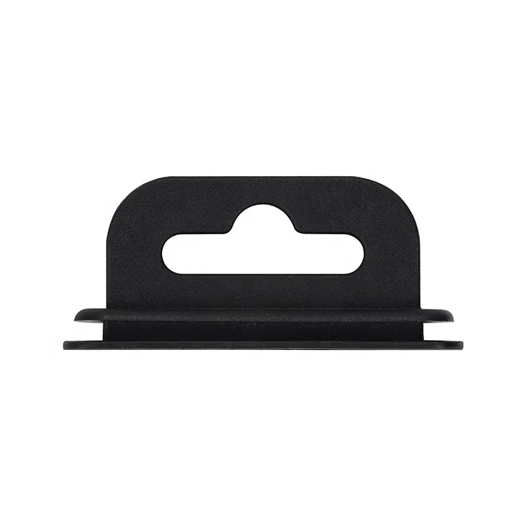 Низкая цена, пластиковые крючки с Европейским отверстием, черный пластиковый Европейский крючок, изготовленный на заказ, крючок с Европейским пазом из ПВХ