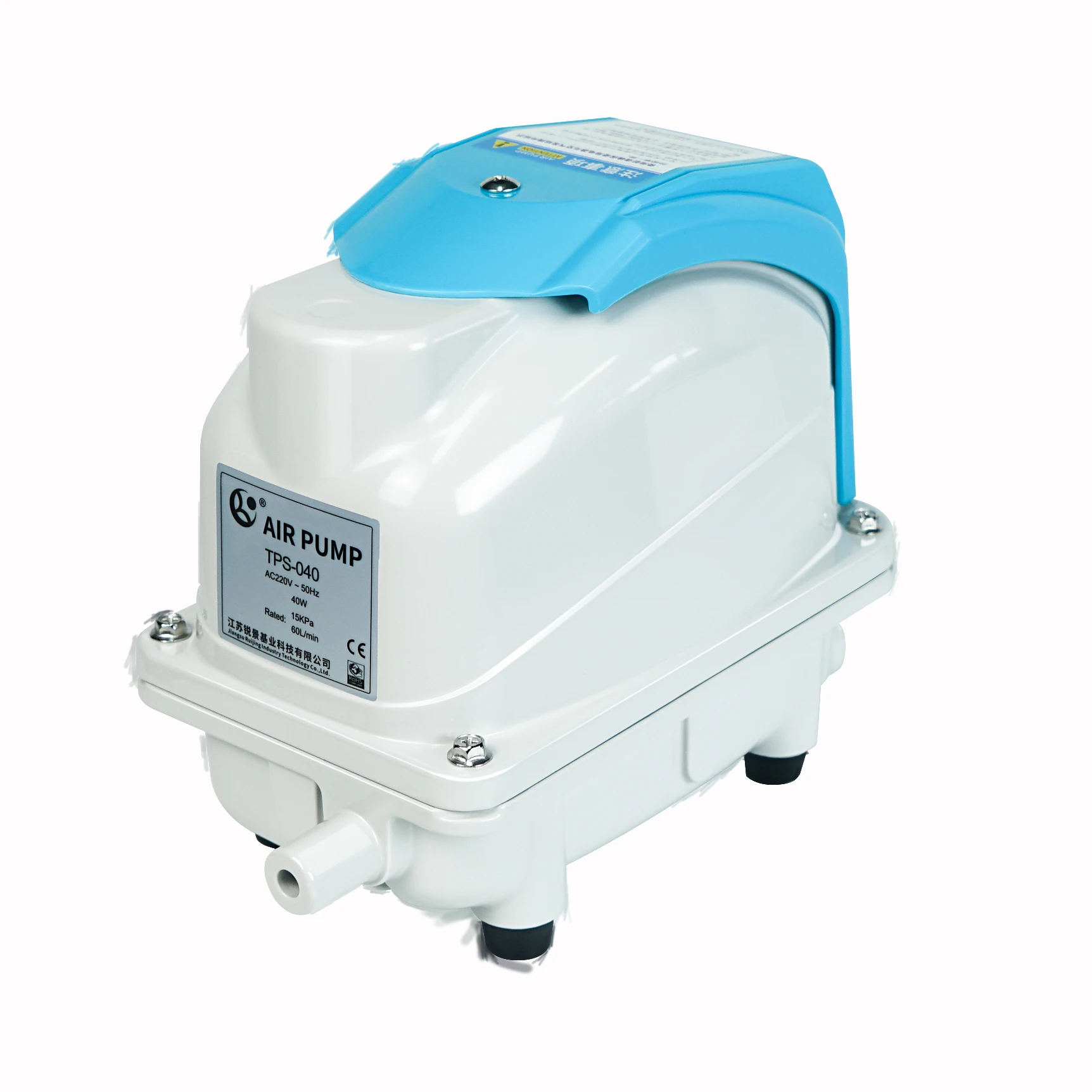TPS Electromagnetic Silent Pump 60Hz Oxygen Aerator Pump Electric Motor Copper Wire Aquarium Air Pump