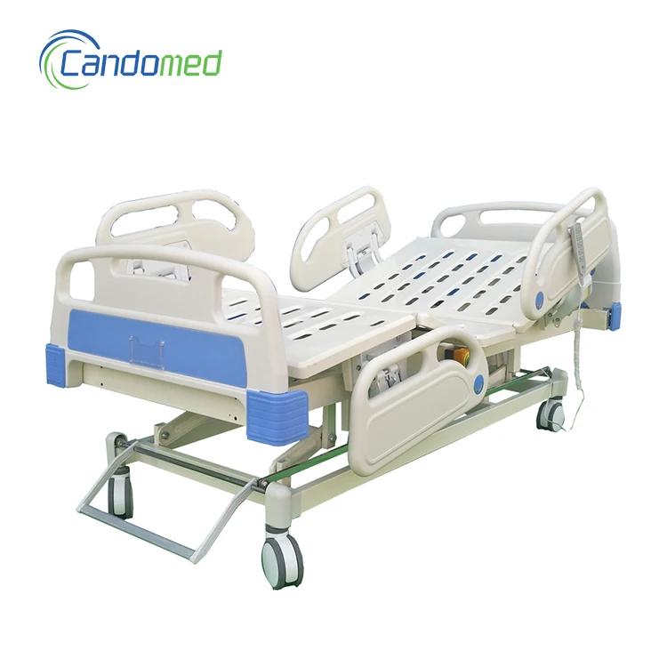 Good Quality hot sale Folding Medical Clinic Metal Adjustable Electric 5 Functions Hospital Bed
