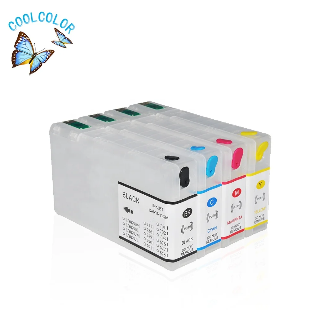 Hot selling!refillable ink cartridge  without chip for T6771-T6774 T6781-T6784  WP-4011/4511/4521/4531