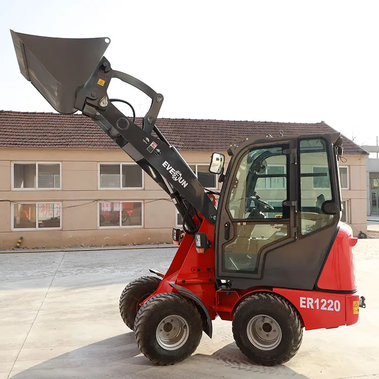 Everun ER1220 1 2 тонн бренды 4WD гидравлическая трансмиссия цена машины новые погрузчики 4x4