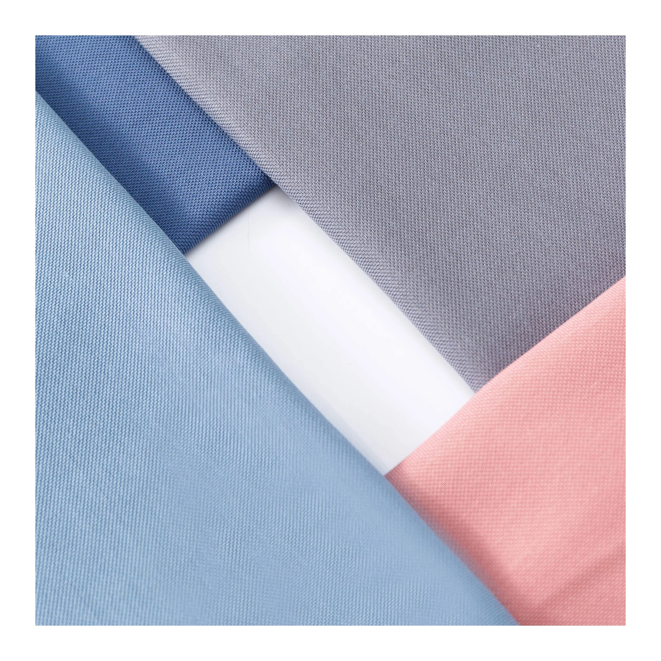 Hot Selling Comfortable Polyester Cotton Fabric Mulberry Silk Mesh Fabric For Polo Shirt