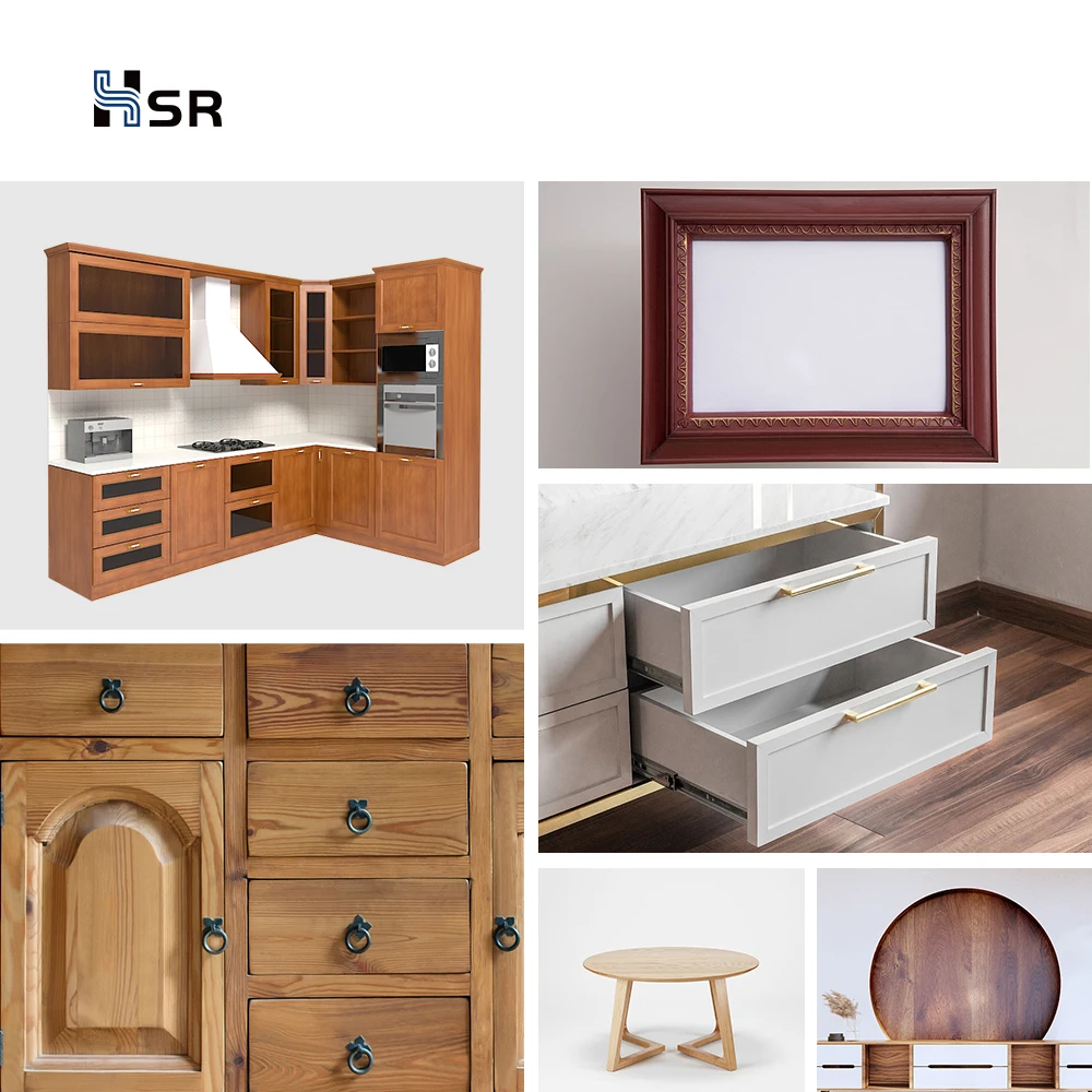 HSR Edge Banding Machine Woodworking Bander Edgebander With Fully Full Automatic Auto High Speed Band Edging Plastic PVC Tape