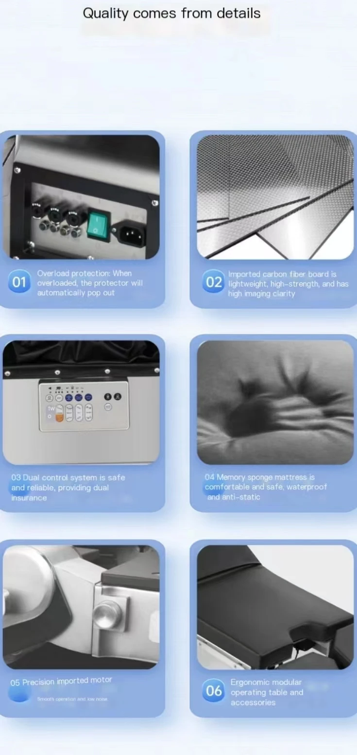 CE certificate Instrument Medical Equipment Emergency Remote control surgical operating table