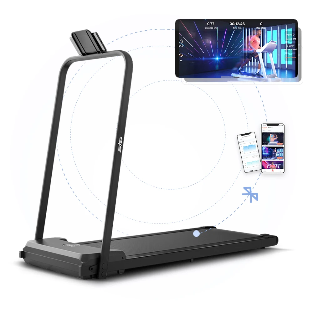 YPOO factory wholesale Multi-function foldable electric Treadmill Portable remote control running machine Fitness walking pad