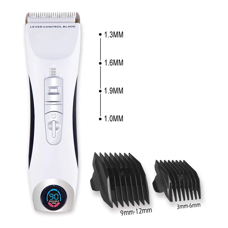 Electric Rechargeable Manual Hair Clippers Hand Push Barber Tools Powerful Li-ion Battery Hair Trimmer