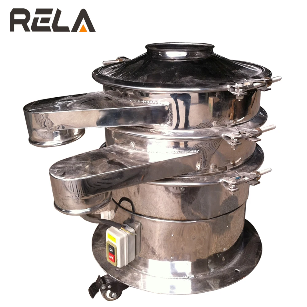 Rice sugar salt flour corn food industrial rotary vibro vibrating sifter