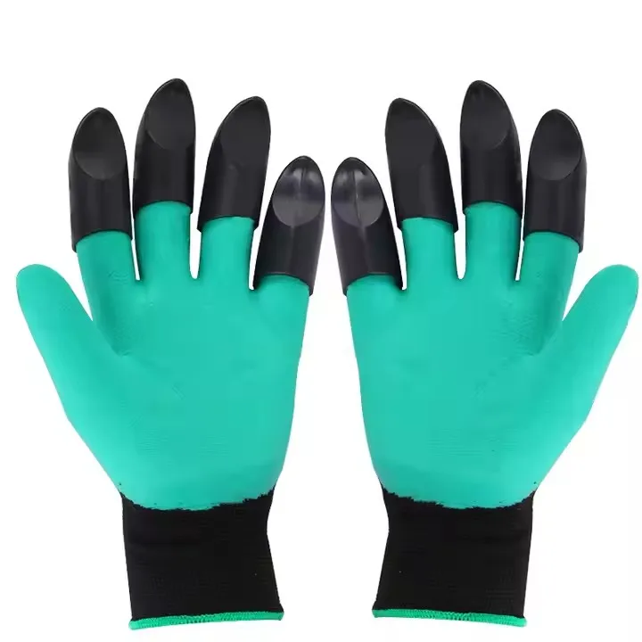 DD3503 оптовая продажа высокое качество Guantes посадка рабочие кончики пальцев водонепроницаемые латексные безопасные пенопласт садовые перчатки с когтями