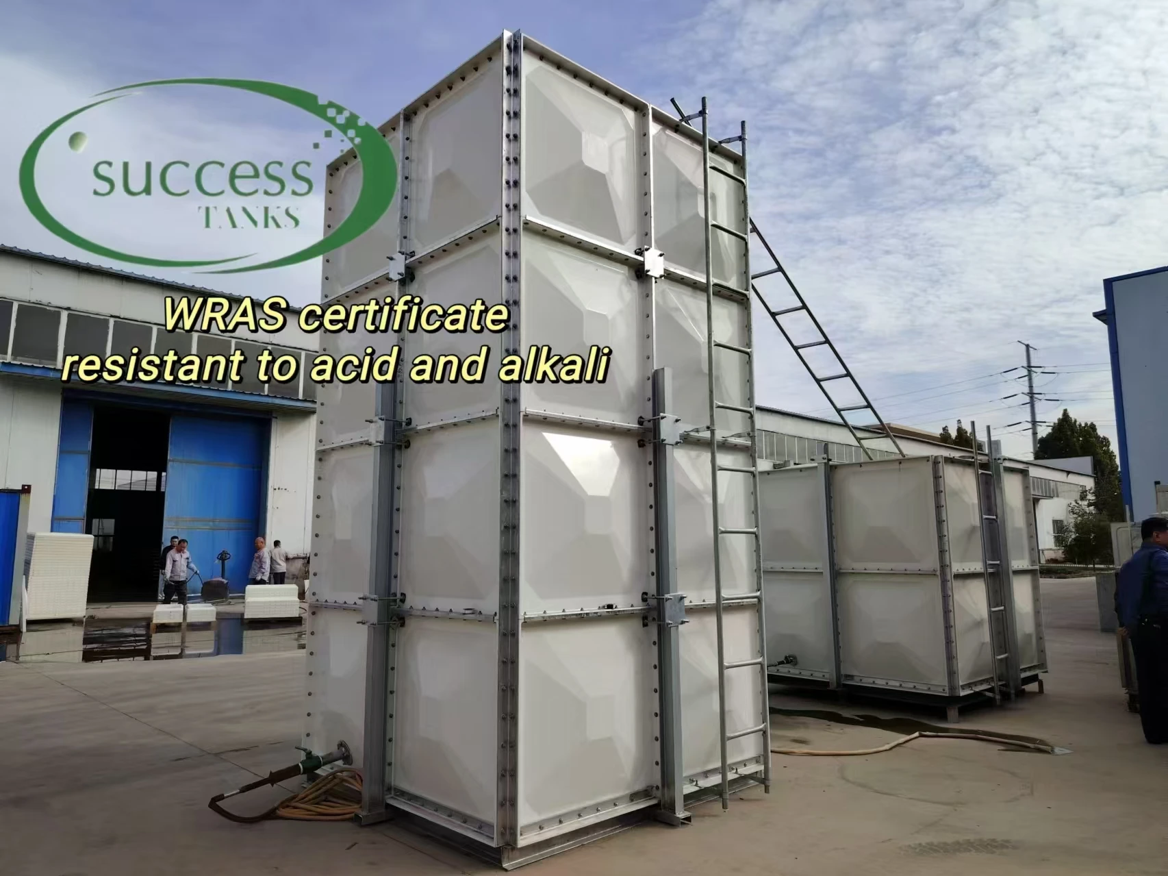 High quality Composite Composite Fiberglass SMC Water tank Fiberglass 20,000 liter reservoir rainwater storage tank