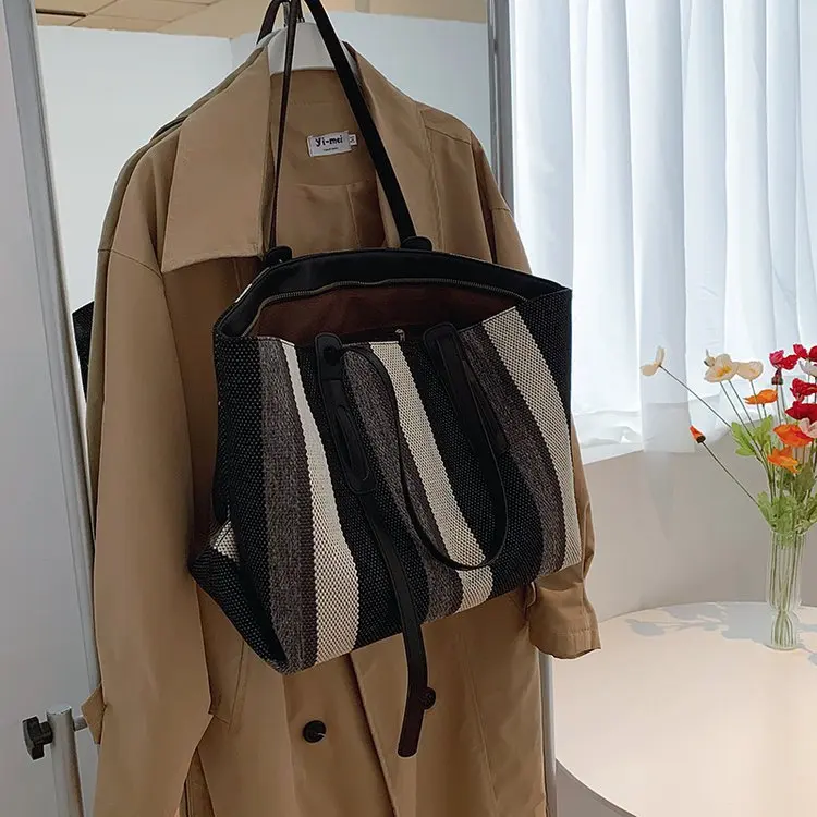 2022 UHP women large famous brand canvas beach tote bag big capacity purse handbags ladies luxury hand bags