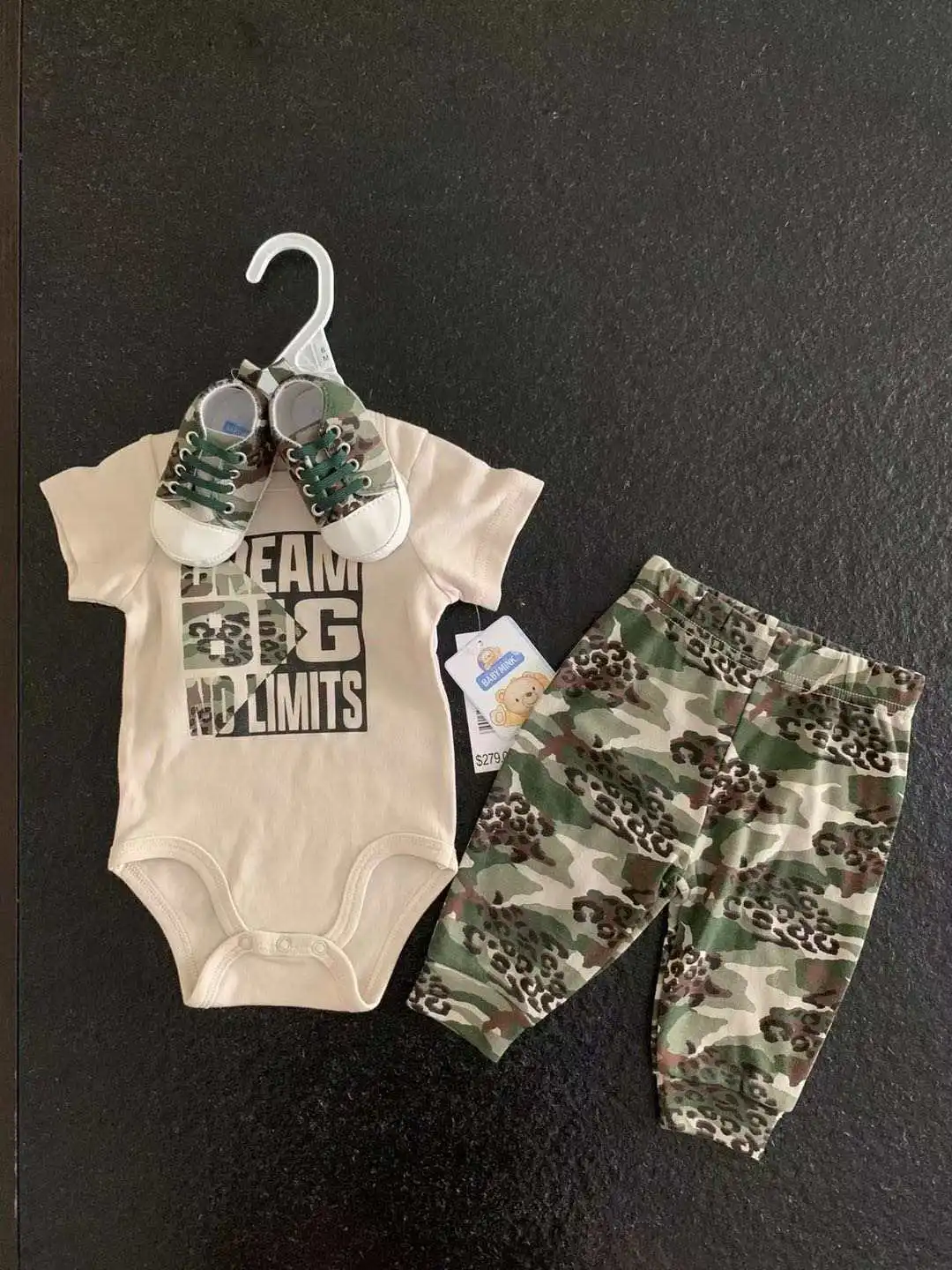 wholesale Apparel Children Clothing 3pcs Set Outfits Kids Clothes Toddler shirt  pant and shoes Suit