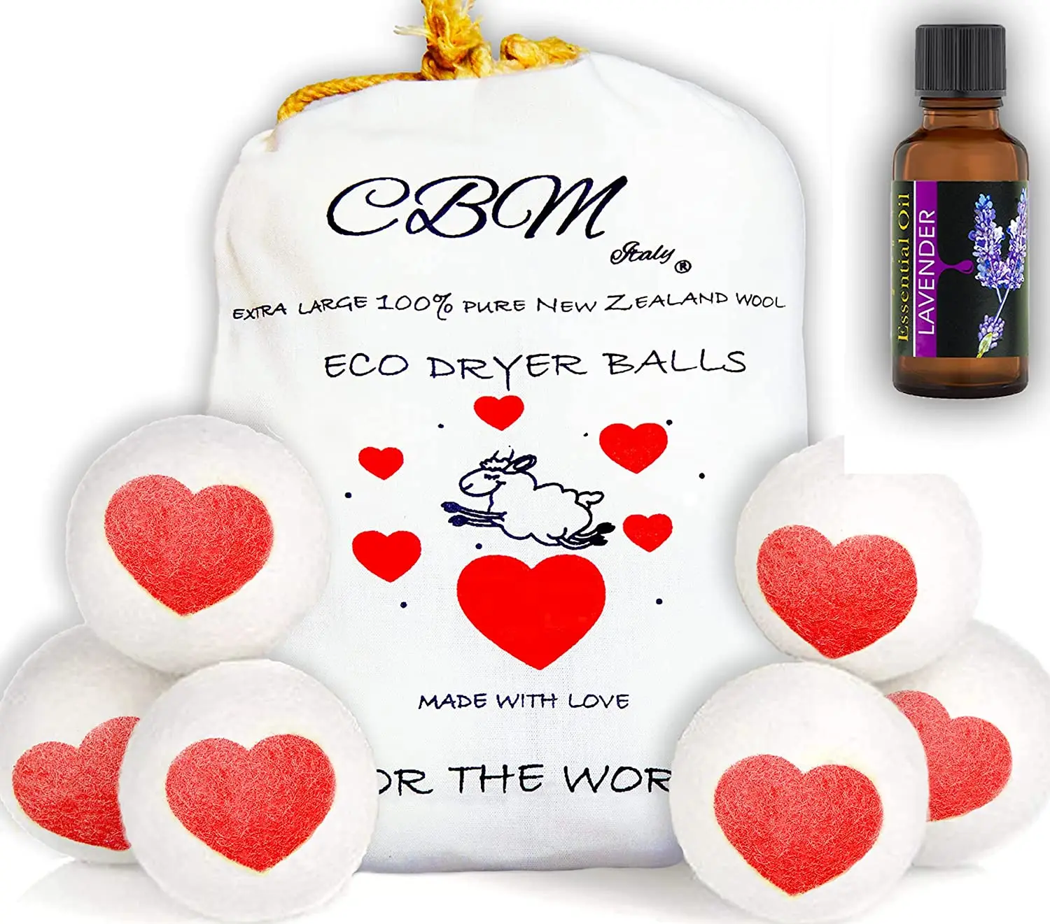 Eco-friendly Laundry Balls Wool Dryer 100% New Zealand Wool felted By Skilled Women Artisans Factory Wholesale Price