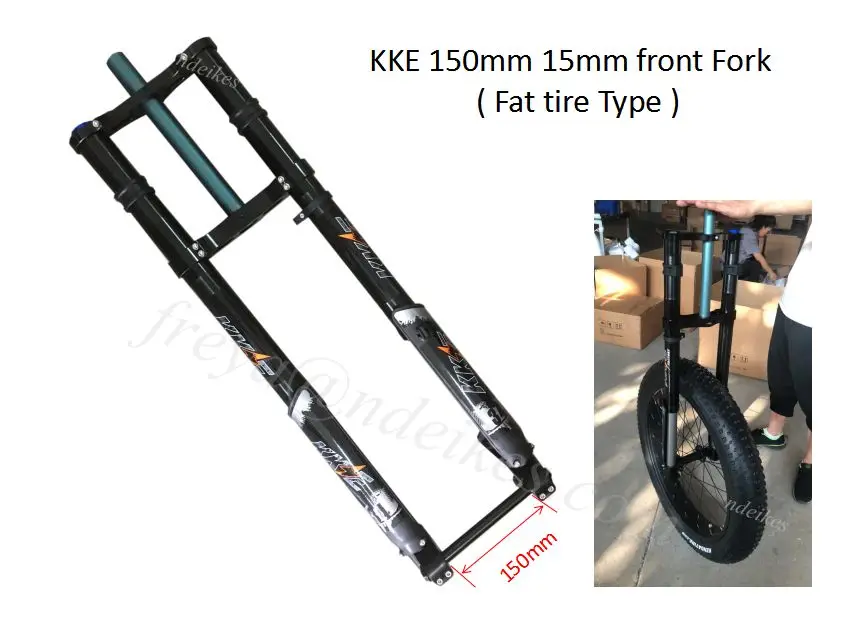 Электрический велосипед KKE Fat Tire 150 мм передняя вилка для снежного велосипеда