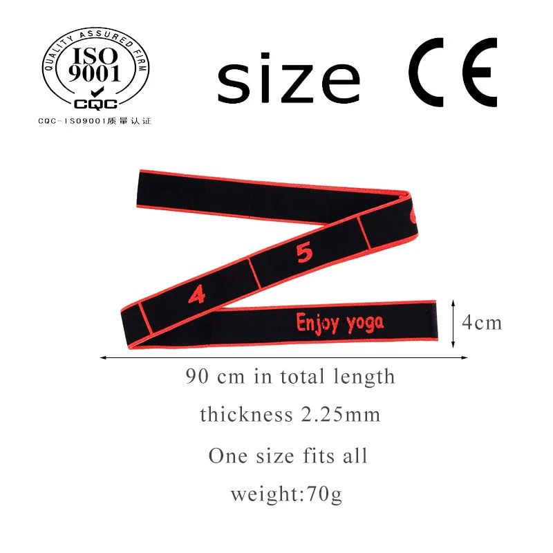 Factory Direct Wholesale Yoga Fitness Elastic Long Resistance Bands Ballet Dance Stretch Exerxise Band