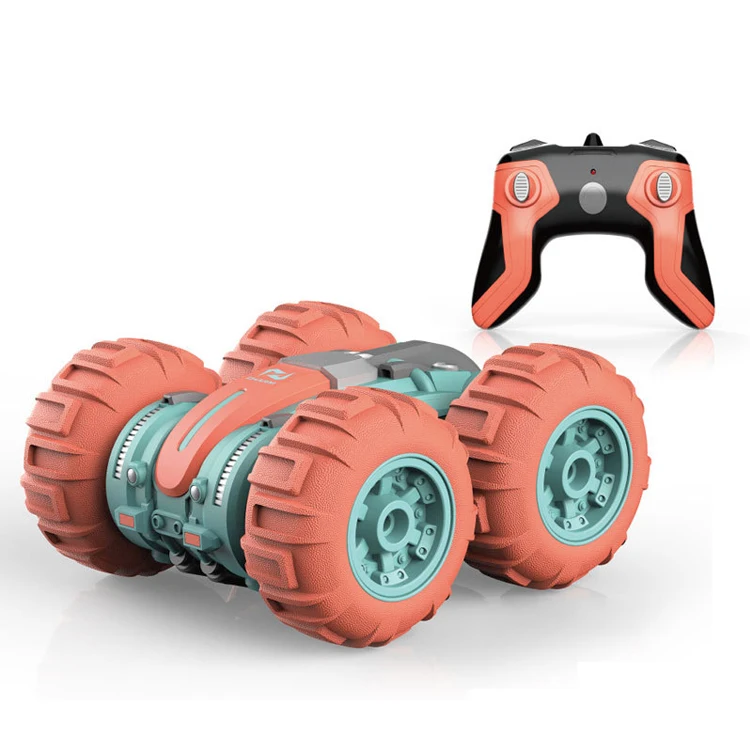 Hot Sales Plastic Electric RC Toys Speed Water And Land Radio Racing Remote Control Tumbler Car Stunt Vehicle for Kids
