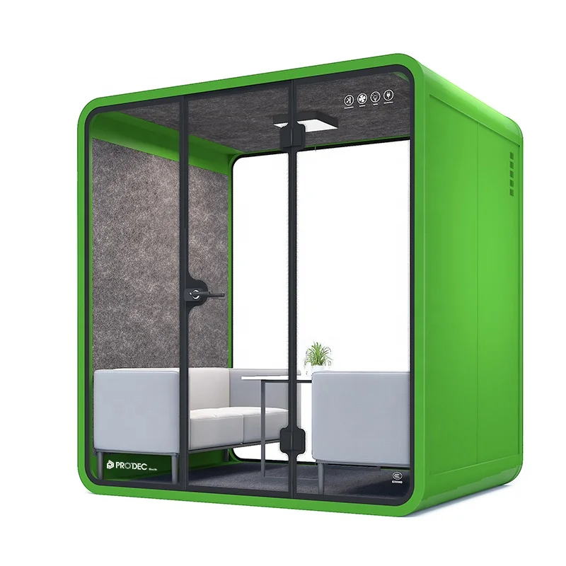 Prodec Acoustic: Mobile Product Studio Booth for Professionals Soundproof Office Pods Stylish Meeting Spaces