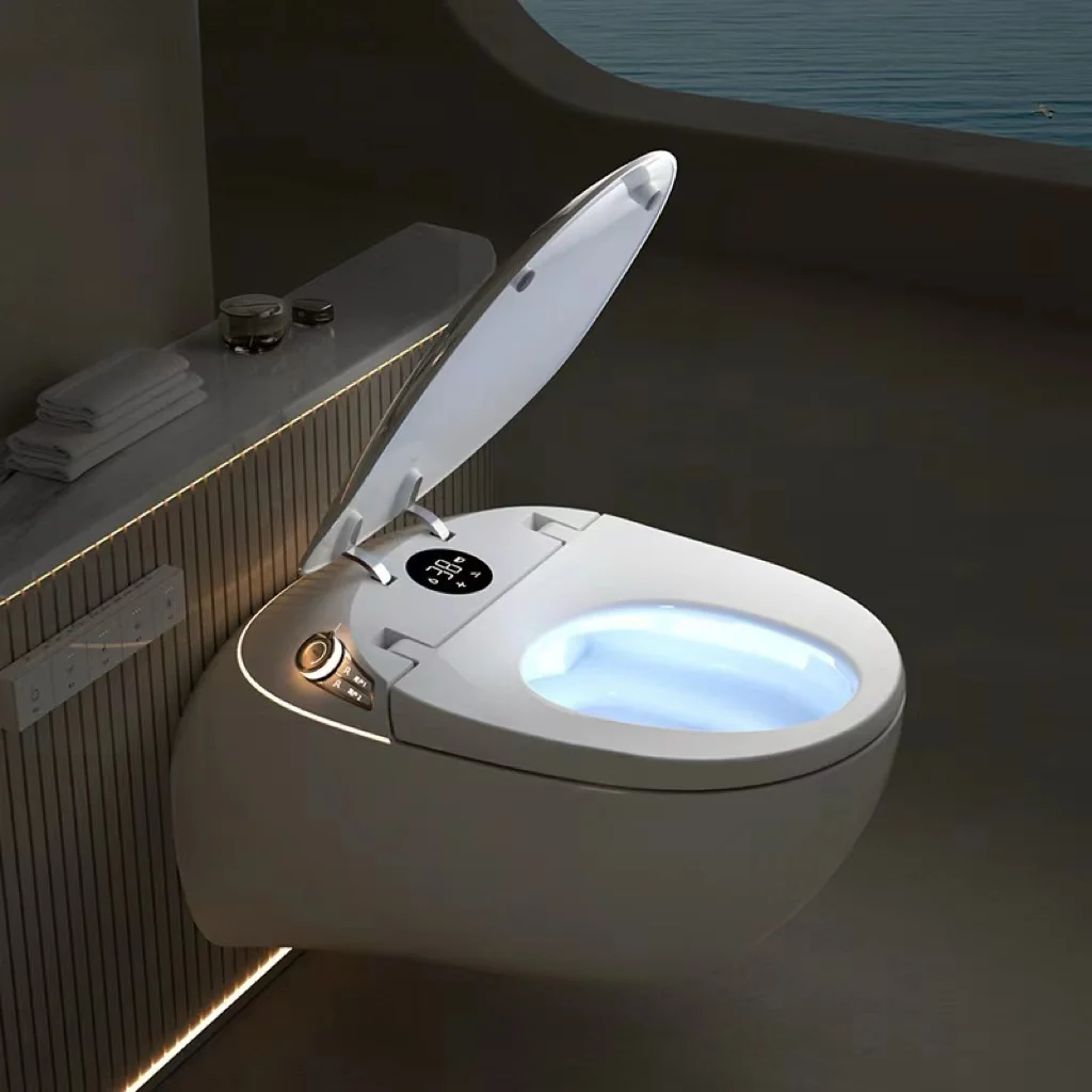 2024, новый современный дизайн, автоматический шкаф для биде, сифон, слив для ванной, нет необходимости, настенный умный унитаз